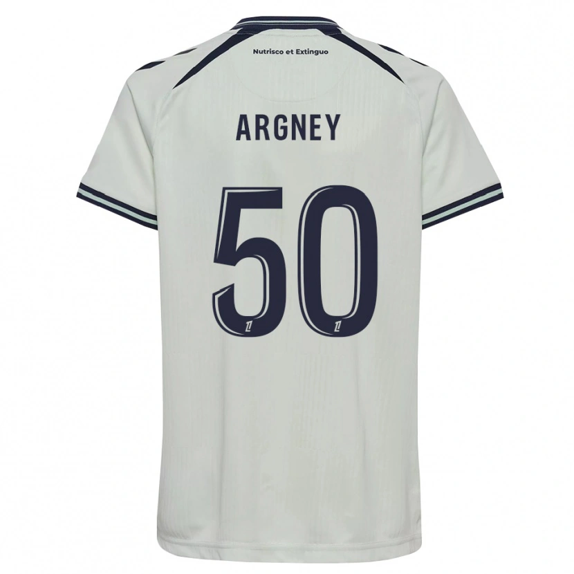 Danxen Kvinder Paul Argney #50 Midnatsblå Hvid Udebane Spillertrøjer 2026/27 Trøje T-Shirt