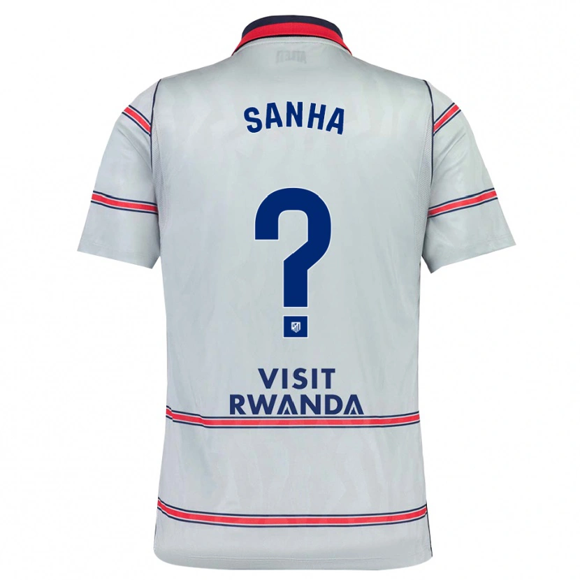 Danxen Kvinder Alage Sanha #0 Grå Rød Marineblå Tredje Sæt Spillertrøjer 2026/27 Trøje T-Shirt