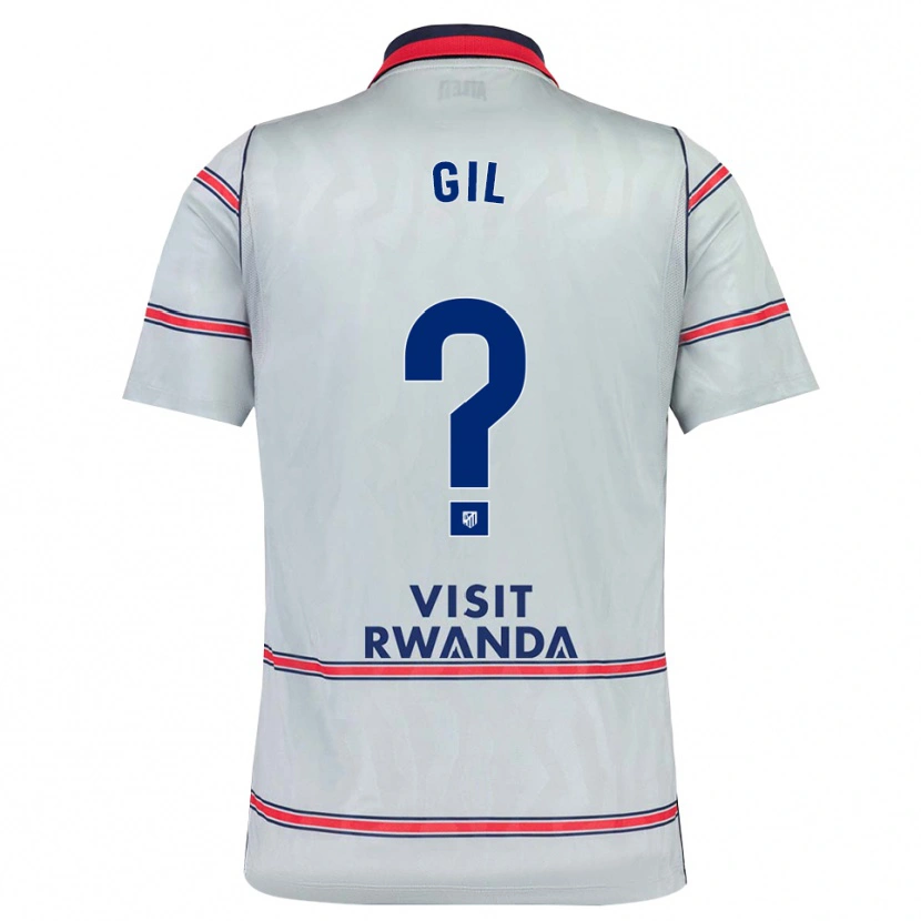 Danxen Kvinder Luis Gil #0 Grå Rød Marineblå Tredje Sæt Spillertrøjer 2026/27 Trøje T-Shirt