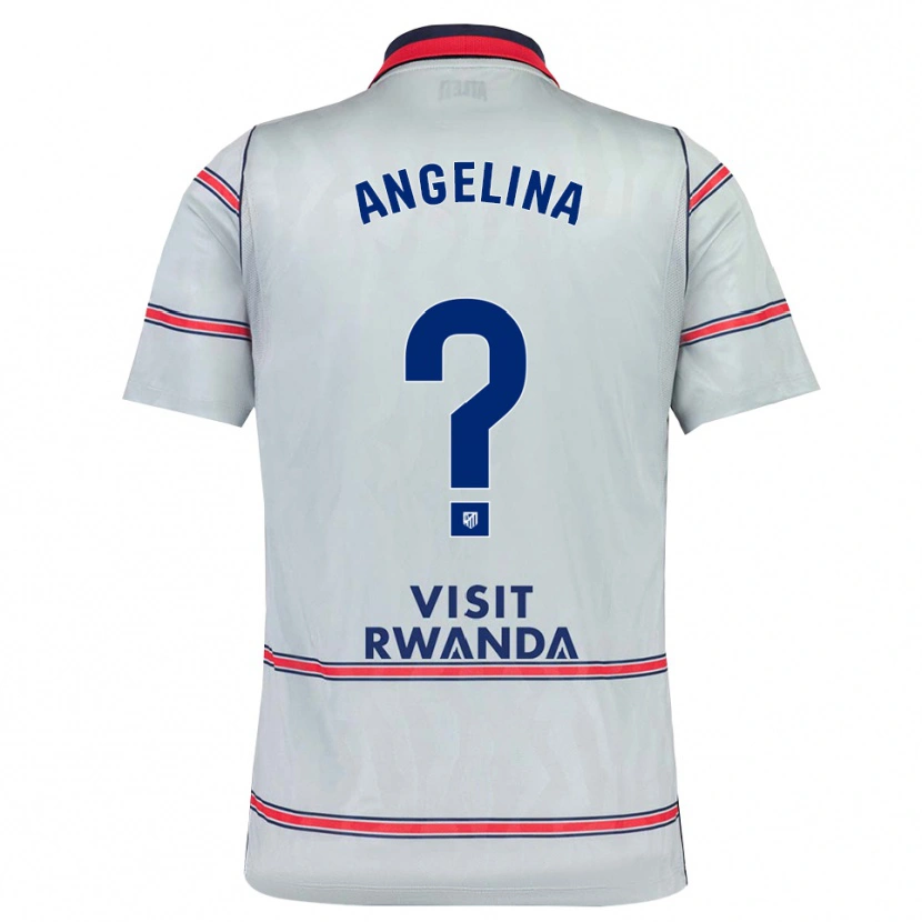 Danxen Kvinder David Angelina #0 Grå Rød Marineblå Tredje Sæt Spillertrøjer 2026/27 Trøje T-Shirt