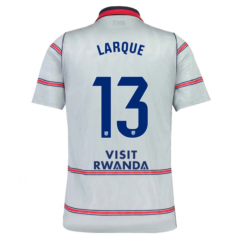 Danxen Kvinder Patricia Larqué #13 Grå Rød Marineblå Tredje Sæt Spillertrøjer 2026/27 Trøje T-Shirt
