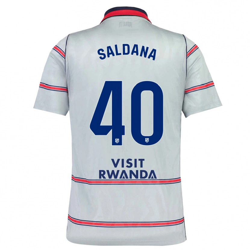 Danxen Kvinder Jose Saldana #40 Grå Rød Marineblå Tredje Sæt Spillertrøjer 2026/27 Trøje T-Shirt