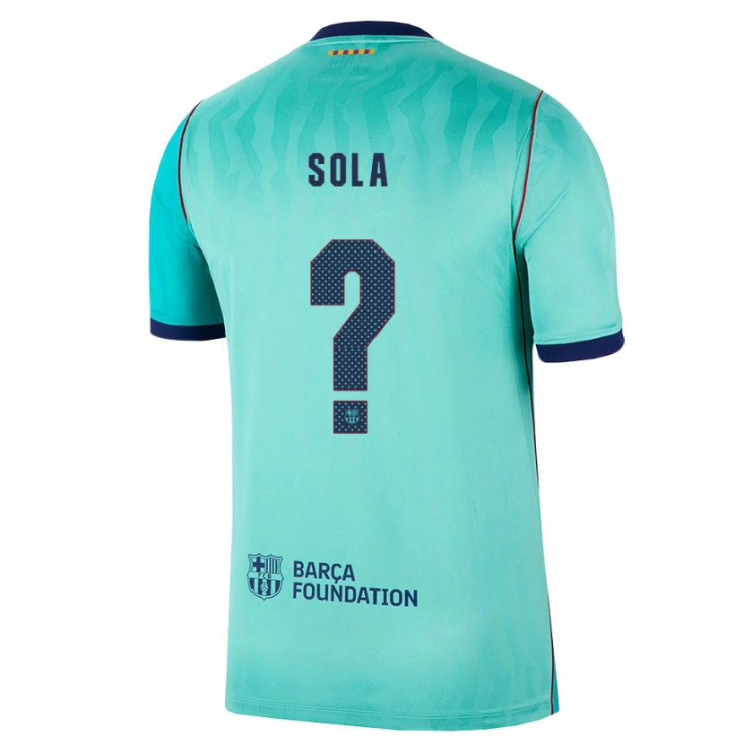 Danxen Kvinder Arnau Sola #0 Aqua Mørk Turkis Kongeblå Tredje Sæt Spillertrøjer 2026/27 Trøje T-Shirt