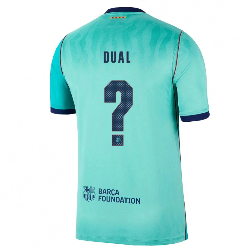 Danxen Kvinder Wesley Dual #0 Aqua Mørk Turkis Kongeblå Tredje Sæt Spillertrøjer 2026/27 Trøje T-Shirt