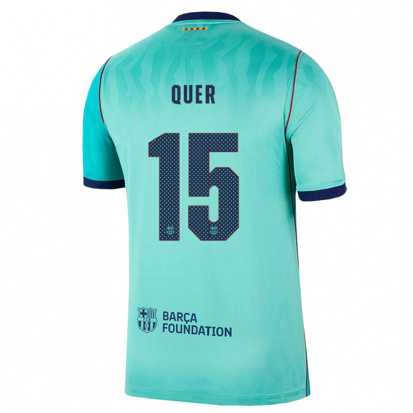 Danxen Kvinder Ignasi Quer #15 Aqua Mørk Turkis Kongeblå Tredje Sæt Spillertrøjer 2026/27 Trøje T-Shirt