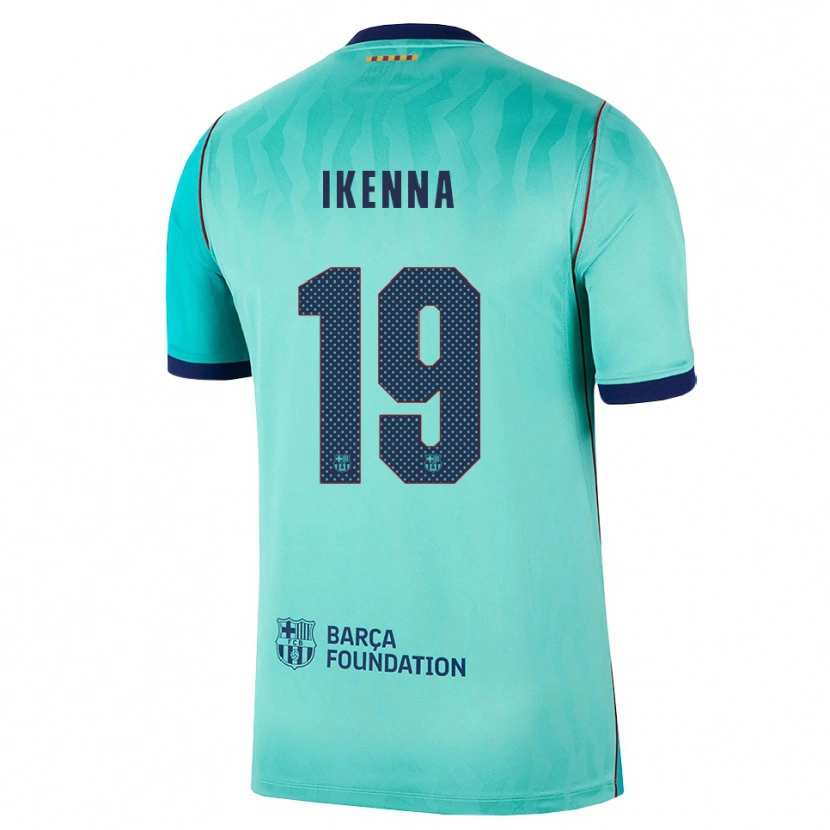 Danxen Kvinder Divine Ikenna #19 Aqua Mørk Turkis Kongeblå Tredje Sæt Spillertrøjer 2026/27 Trøje T-Shirt