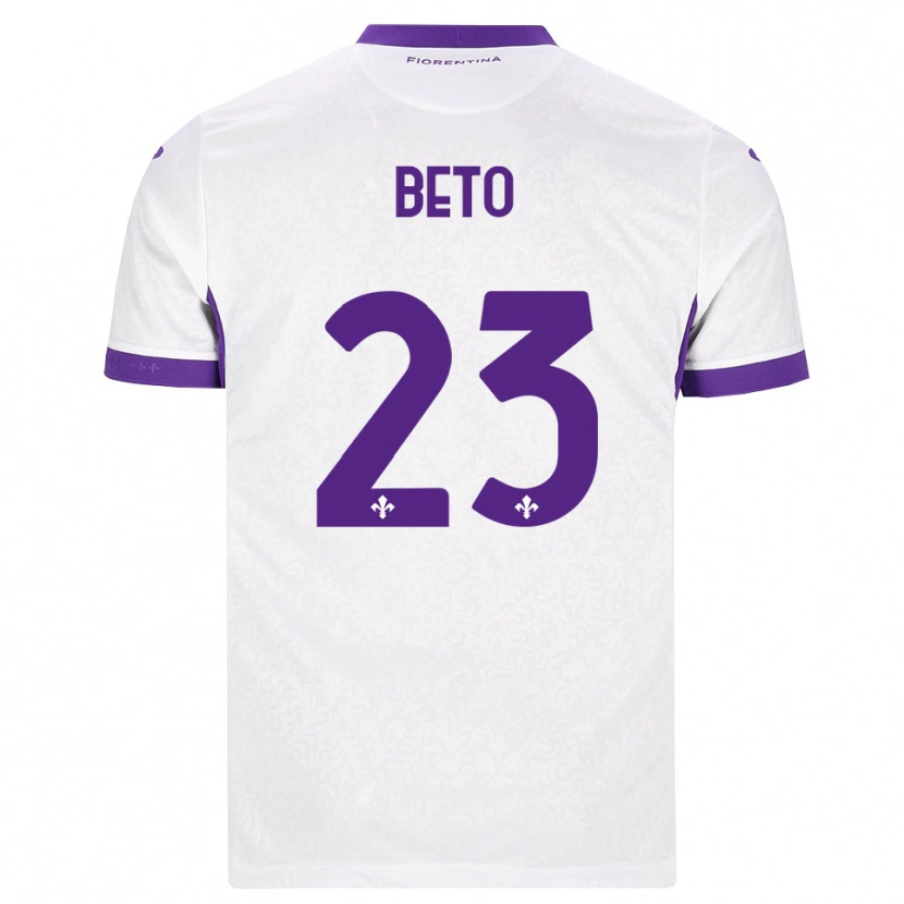 Danxen Børn Beto #23 Hvid Lilla Udebane Spillertrøjer 2026/27 Trøje T-Shirt