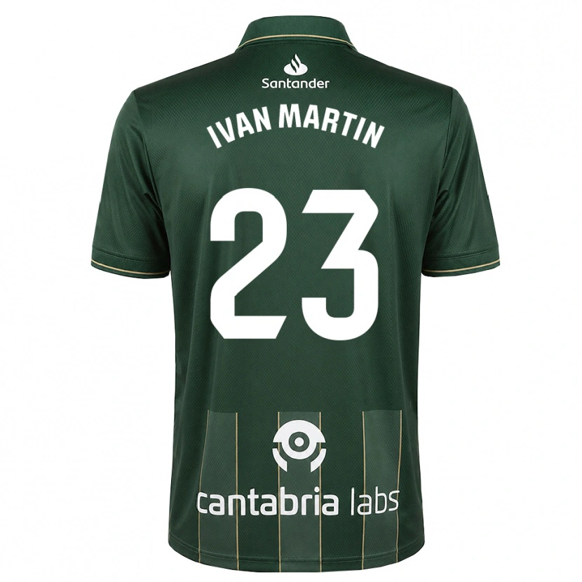 Danxen Børn Iván Martín #23 Mørk Skifergrå Hvid Udebane Spillertrøjer 2026/27 Trøje T-Shirt