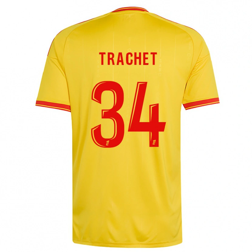 Danxen Børn Amélie Trachet #34 Guld Orange Rød Hjemmebane Spillertrøjer 2026/27 Trøje T-Shirt