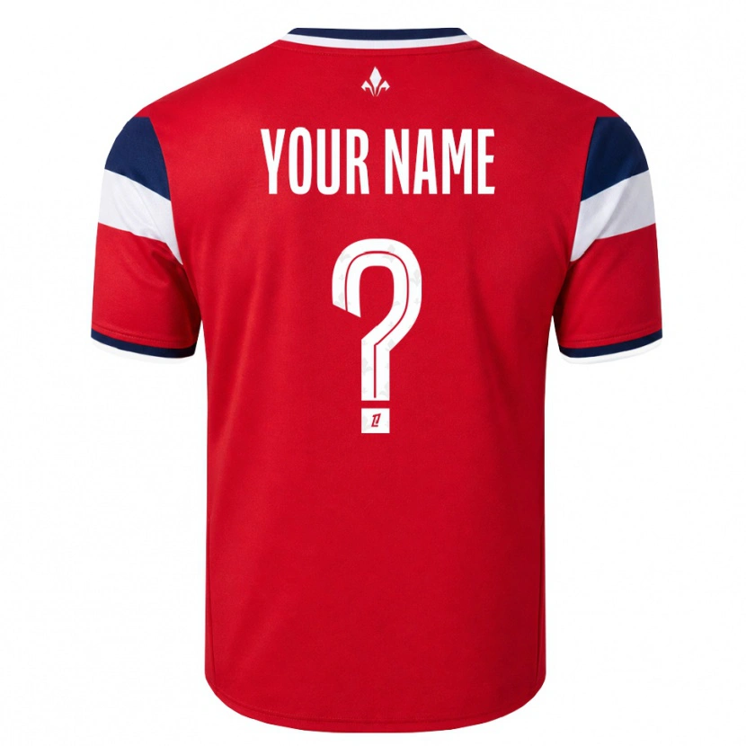 Danxen Børn Dit Navn #0 Rød Hvid Kongeblå Hjemmebane Spillertrøjer 2026/27 Trøje T-Shirt
