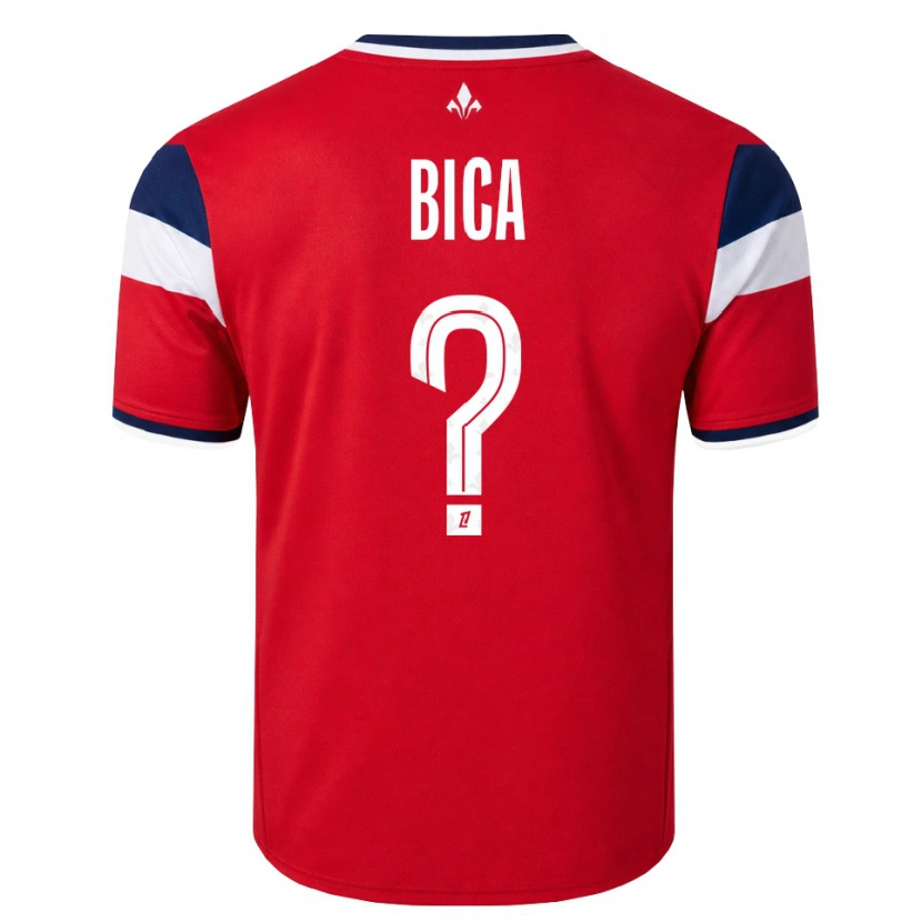 Danxen Børn Bica #0 Rød Hvid Kongeblå Hjemmebane Spillertrøjer 2026/27 Trøje T-Shirt