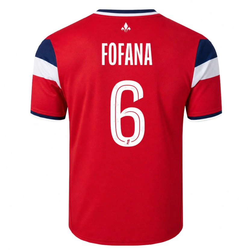 Danxen Børn Bassekou Fofana #6 Rød Hvid Kongeblå Hjemmebane Spillertrøjer 2026/27 Trøje T-Shirt