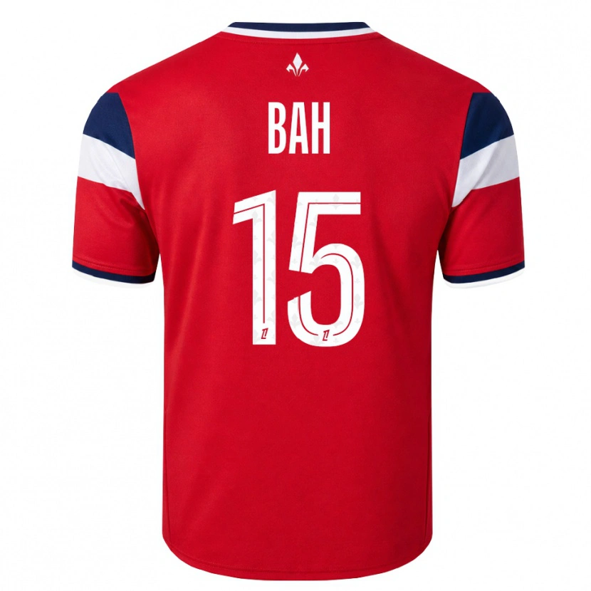 Danxen Børn Oury Bah #15 Rød Hvid Kongeblå Hjemmebane Spillertrøjer 2026/27 Trøje T-Shirt