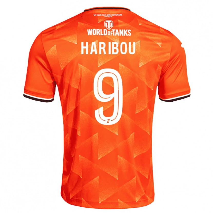 Danxen Børn Samir Haribou #9 Orange Hvid Sort Hjemmebane Spillertrøjer 2026/27 Trøje T-Shirt