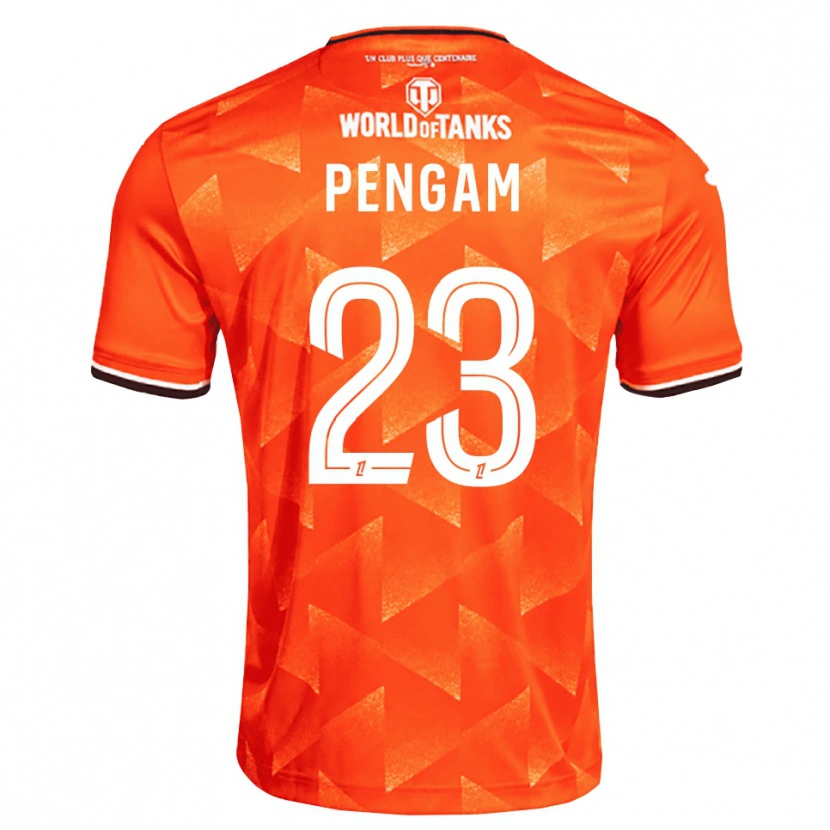 Danxen Børn Imran Pengam #23 Orange Hvid Sort Hjemmebane Spillertrøjer 2026/27 Trøje T-Shirt