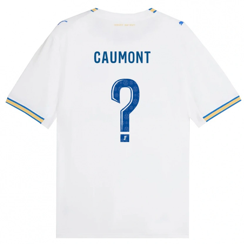 Danxen Børn Enzo Caumont #0 Dodgerblå Hvid Hjemmebane Spillertrøjer 2026/27 Trøje T-Shirt