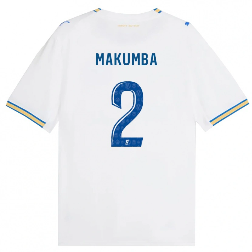 Danxen Børn Enzo Makumba #2 Dodgerblå Hvid Hjemmebane Spillertrøjer 2026/27 Trøje T-Shirt