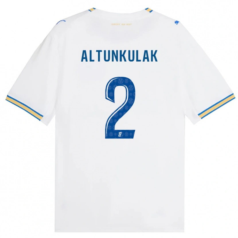 Danxen Børn Selen Altunkulak #2 Dodgerblå Hvid Hjemmebane Spillertrøjer 2026/27 Trøje T-Shirt