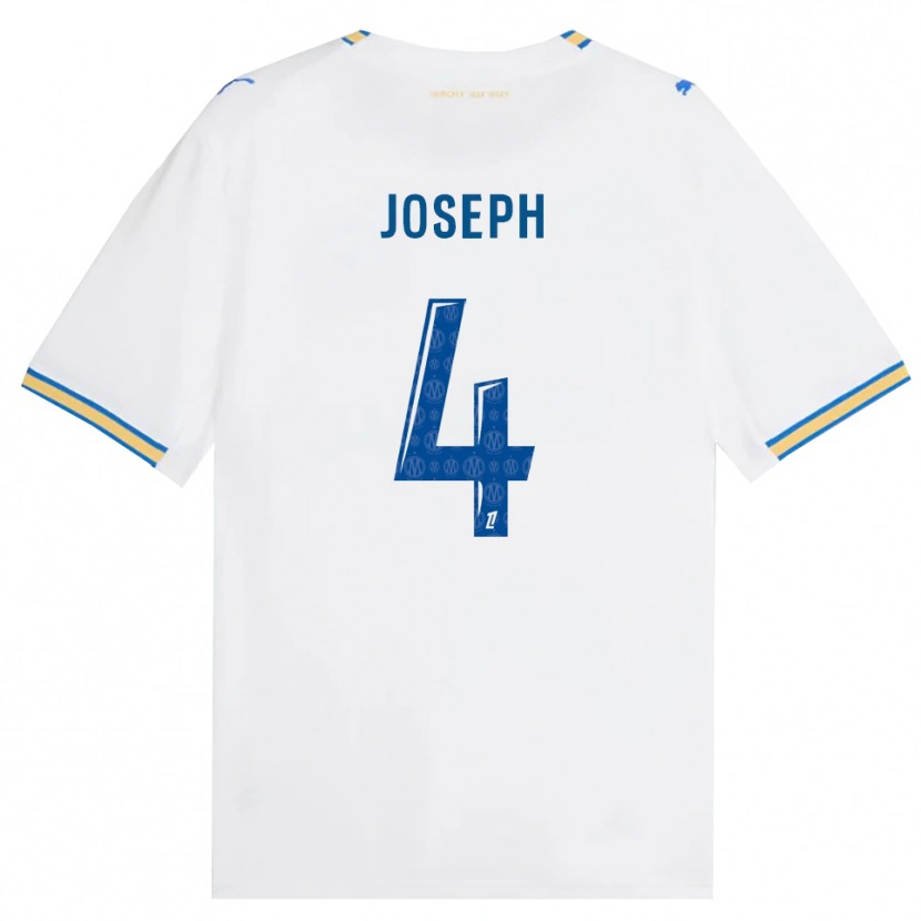 Danxen Børn Tabita Joseph #4 Dodgerblå Hvid Hjemmebane Spillertrøjer 2026/27 Trøje T-Shirt