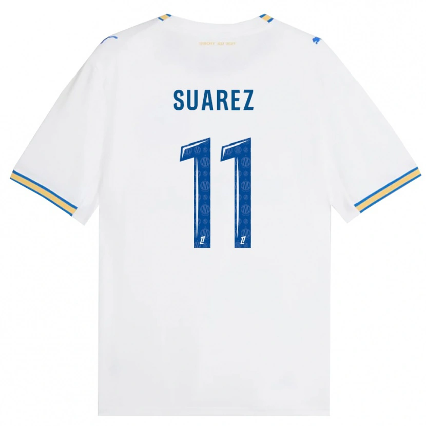 Danxen Børn Luis Suarez #11 Dodgerblå Hvid Hjemmebane Spillertrøjer 2026/27 Trøje T-Shirt