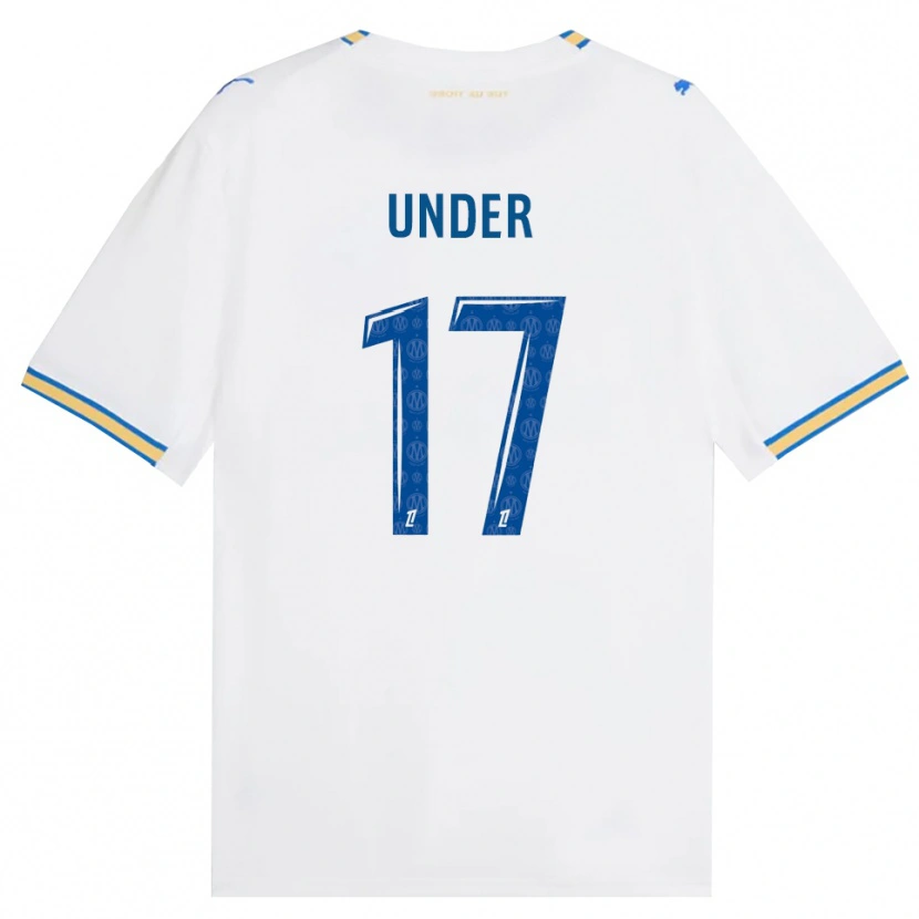 Danxen Børn Cengiz Under #17 Dodgerblå Hvid Hjemmebane Spillertrøjer 2026/27 Trøje T-Shirt