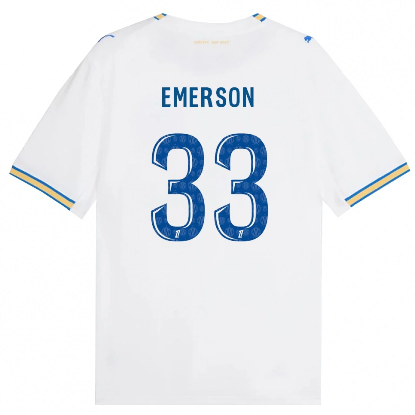 Danxen Børn Emerson Palmieri Dos Santos #33 Dodgerblå Hvid Hjemmebane Spillertrøjer 2026/27 Trøje T-Shirt