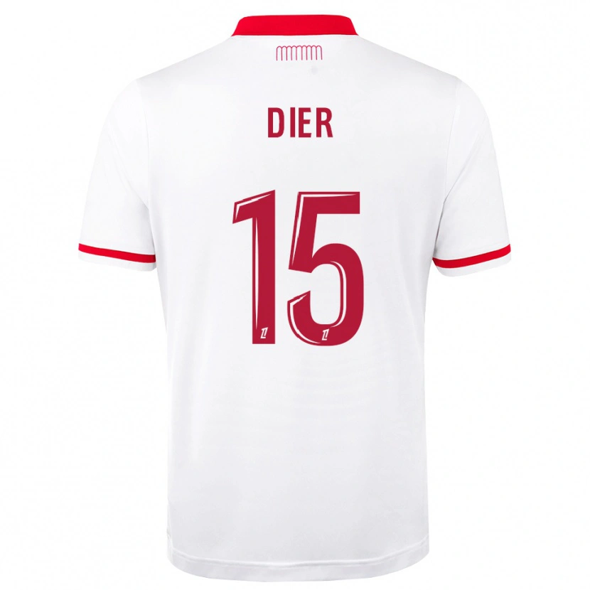 Danxen Børn Eric Dier #15 Rød Hvid Hjemmebane Spillertrøjer 2026/27 Trøje T-Shirt