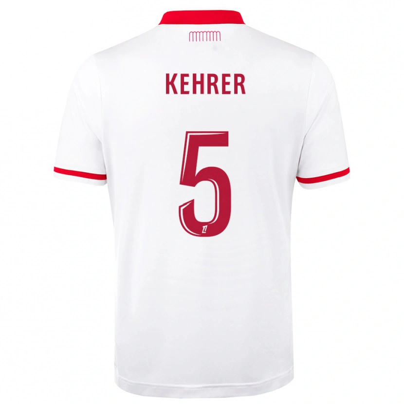 Danxen Børn Thilo Kehrer #5 Rød Hvid Hjemmebane Spillertrøjer 2026/27 Trøje T-Shirt