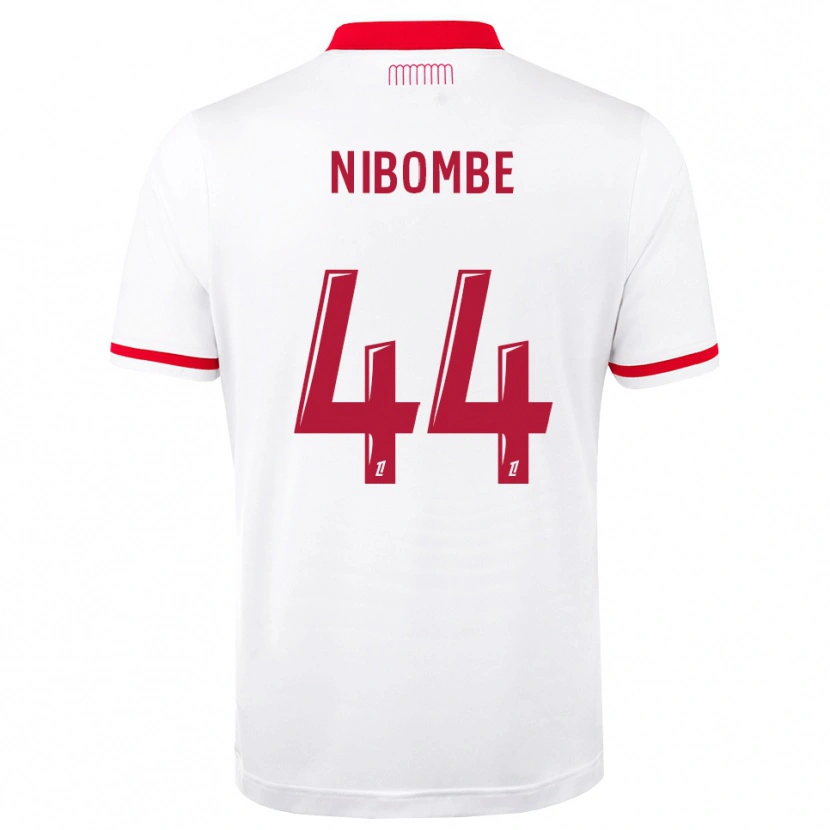 Danxen Børn Samuel Nibombe #44 Rød Hvid Hjemmebane Spillertrøjer 2026/27 Trøje T-Shirt