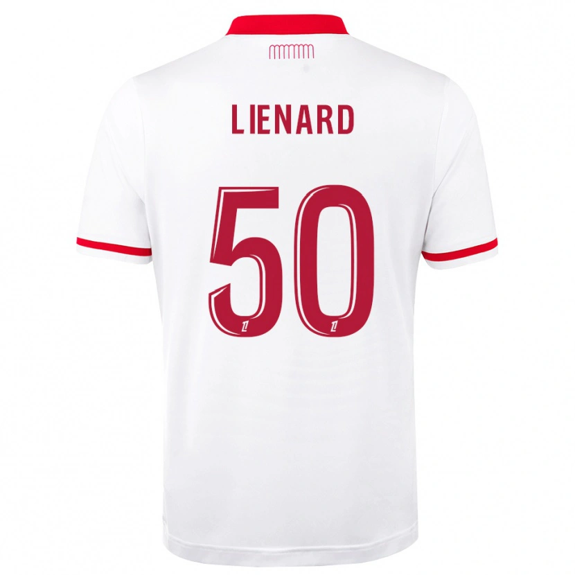 Danxen Børn Yann Lienard #50 Rød Hvid Hjemmebane Spillertrøjer 2026/27 Trøje T-Shirt
