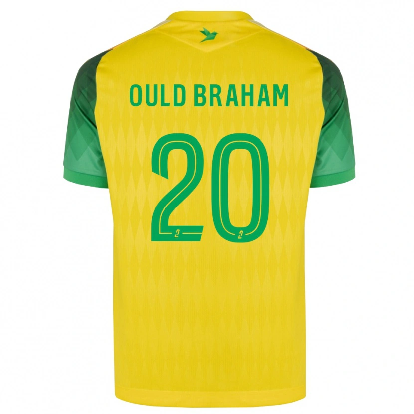 Danxen Børn Amira Ould Braham #20 Gul Grøn Rød Hjemmebane Spillertrøjer 2026/27 Trøje T-Shirt