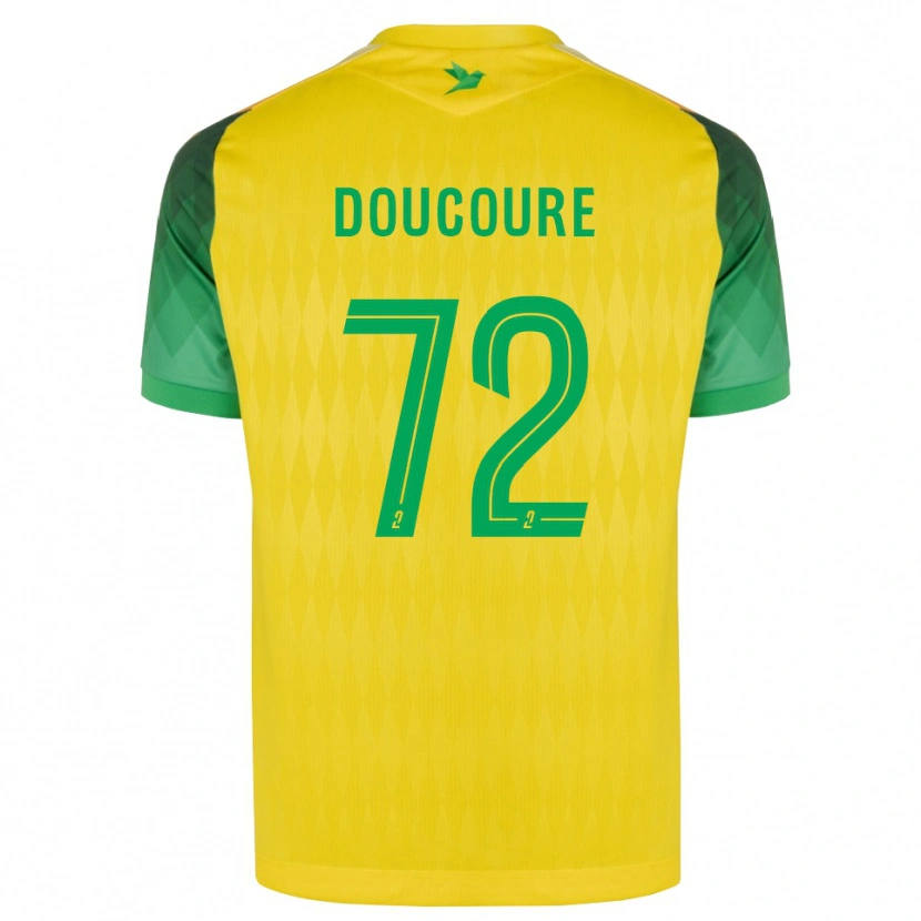 Danxen Børn Sékou Doucouré #72 Gul Grøn Rød Hjemmebane Spillertrøjer 2026/27 Trøje T-Shirt