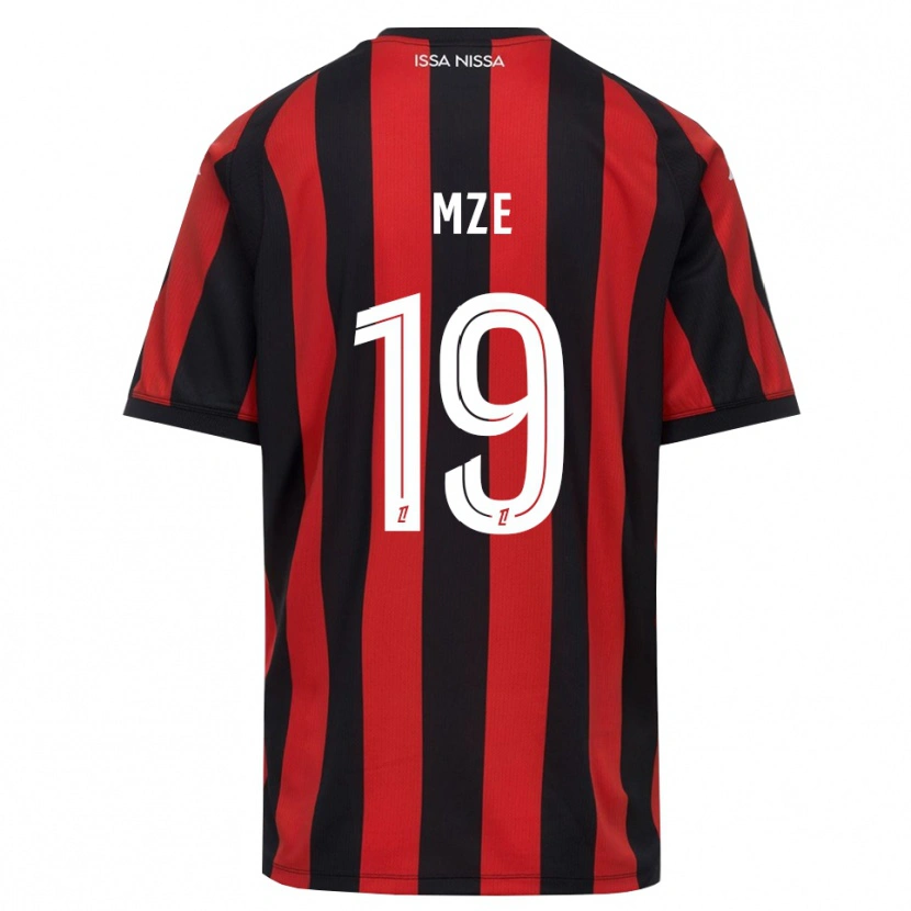 Danxen Børn Yrma Mze Issa #19 Rød Sort Hvid Hjemmebane Spillertrøjer 2026/27 Trøje T-Shirt