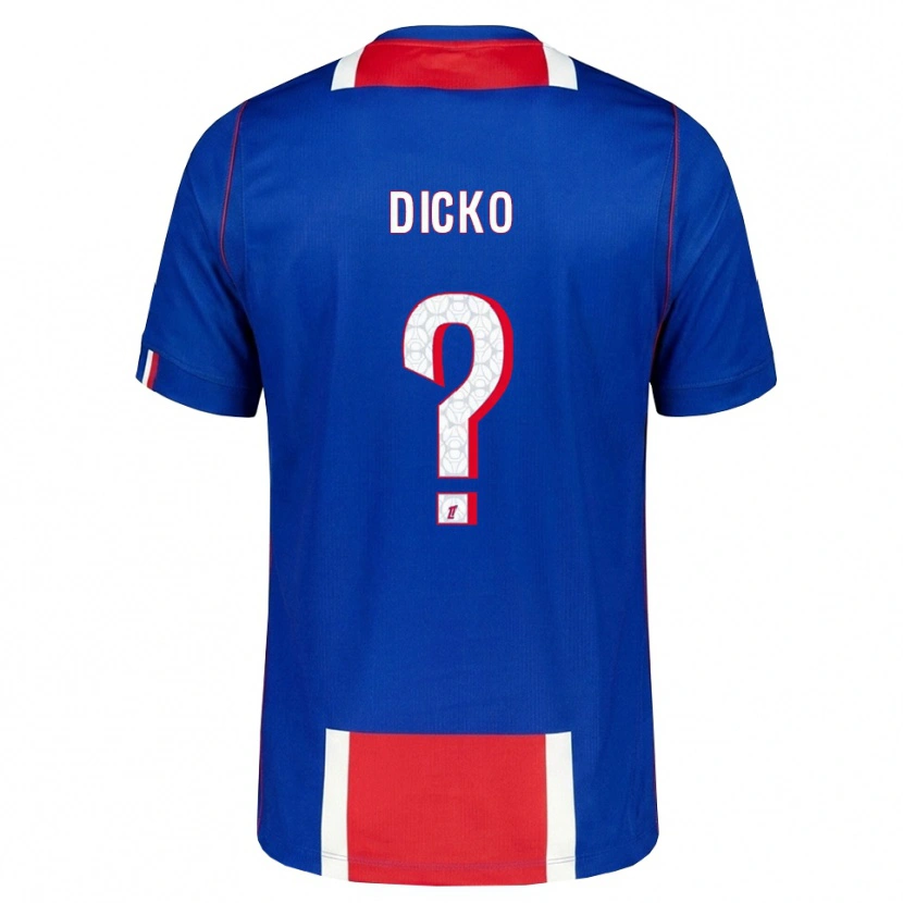 Danxen Børn Aminata Dicko #0 Rød Hvid Blå Hjemmebane Spillertrøjer 2026/27 Trøje T-Shirt