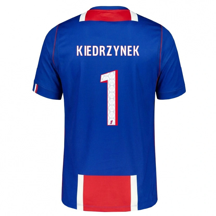 Danxen Børn Katarzyna Kiedrzynek #1 Rød Hvid Blå Hjemmebane Spillertrøjer 2026/27 Trøje T-Shirt