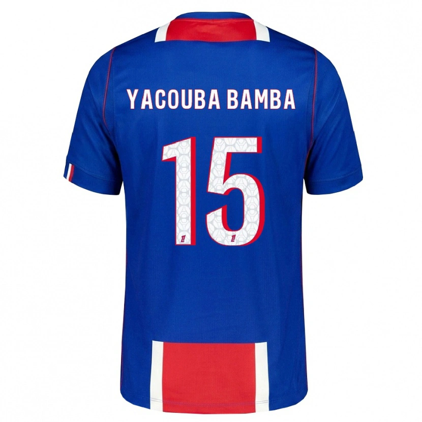 Danxen Børn Ben Yacouba Bamba #15 Rød Hvid Blå Hjemmebane Spillertrøjer 2026/27 Trøje T-Shirt