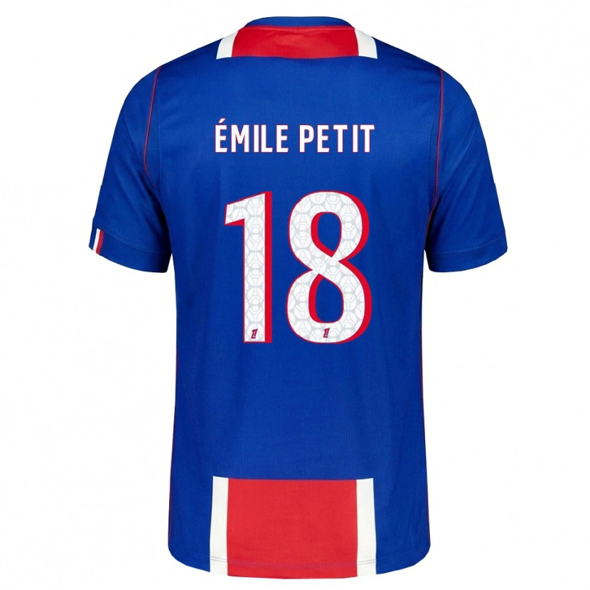 Danxen Børn Noé Émile Petit #18 Rød Hvid Blå Hjemmebane Spillertrøjer 2026/27 Trøje T-Shirt