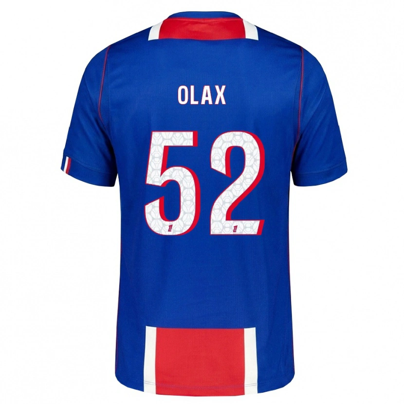Danxen Børn Djamy Olax #52 Rød Hvid Blå Hjemmebane Spillertrøjer 2026/27 Trøje T-Shirt