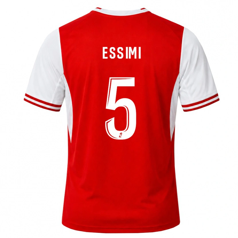 Danxen Børn Marlène Essimi #5 Rød Hvid Hjemmebane Spillertrøjer 2026/27 Trøje T-Shirt