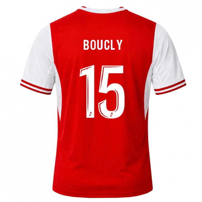 Danxen Børn Maïté Boucly #15 Rød Hvid Hjemmebane Spillertrøjer 2026/27 Trøje T-Shirt