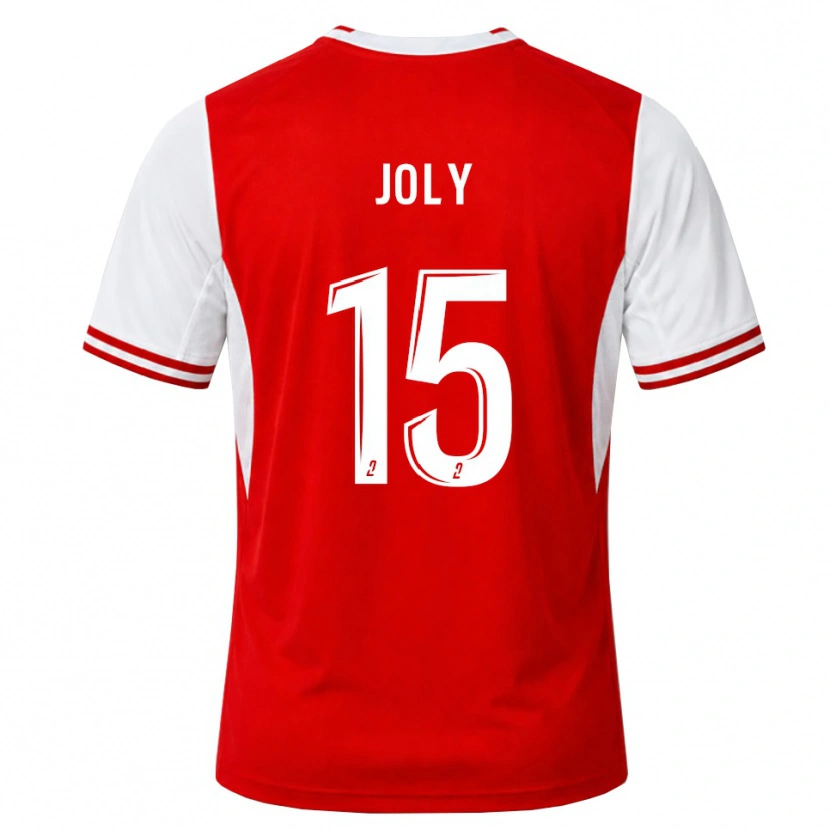 Danxen Børn Lou-Ann Joly #15 Rød Hvid Hjemmebane Spillertrøjer 2026/27 Trøje T-Shirt
