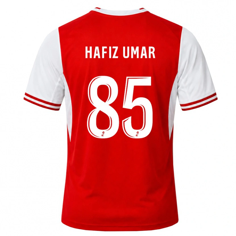 Danxen Børn Hafiz Umar Ibrahim #85 Rød Hvid Hjemmebane Spillertrøjer 2026/27 Trøje T-Shirt