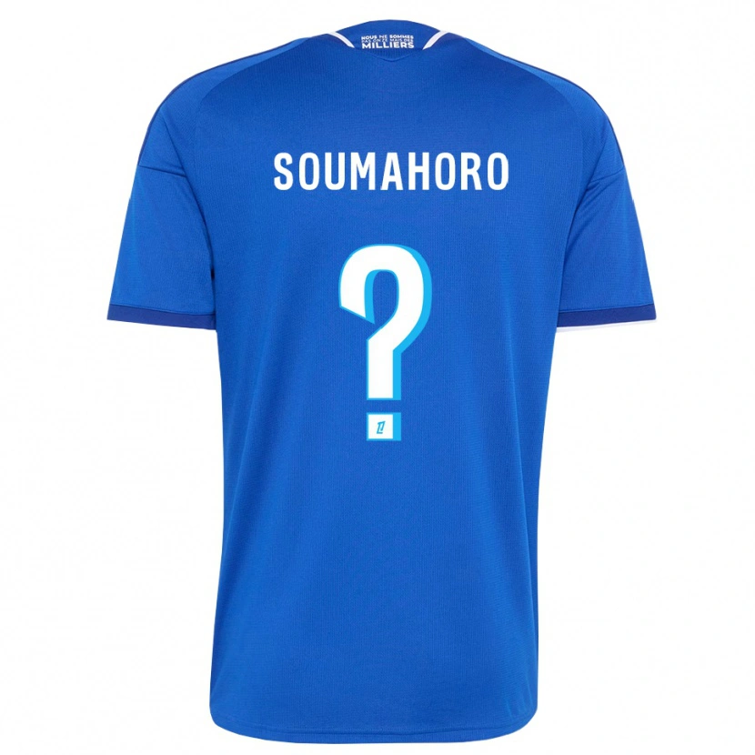 Danxen Børn Mohamed Soumahoro #0 Kongeblå Hvid Hjemmebane Spillertrøjer 2026/27 Trøje T-Shirt