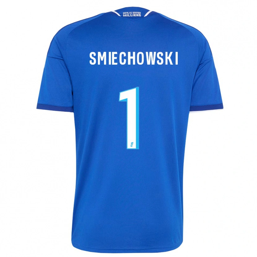 Danxen Børn Artur Smiechowski #1 Kongeblå Hvid Hjemmebane Spillertrøjer 2026/27 Trøje T-Shirt