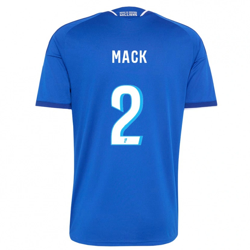 Danxen Børn Hugo Mack #2 Kongeblå Hvid Hjemmebane Spillertrøjer 2026/27 Trøje T-Shirt