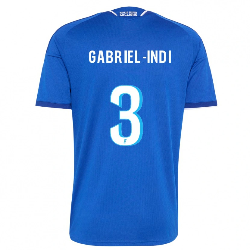 Danxen Børn Amizade Gabriel-Indi #3 Kongeblå Hvid Hjemmebane Spillertrøjer 2026/27 Trøje T-Shirt