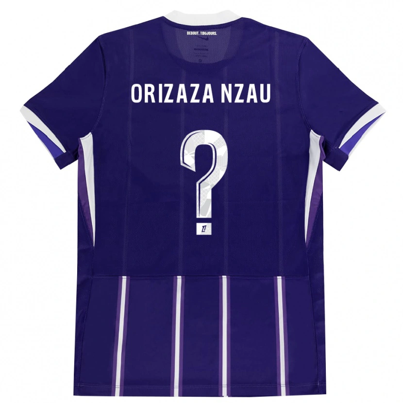 Danxen Børn Jethro Orizaza Nzau #0 Lilla Hvid Hjemmebane Spillertrøjer 2026/27 Trøje T-Shirt