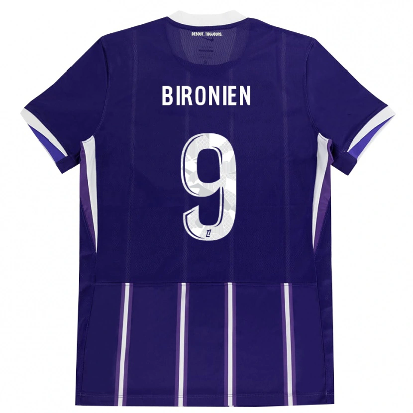 Danxen Børn Mymithye Bironien #9 Lilla Hvid Hjemmebane Spillertrøjer 2026/27 Trøje T-Shirt