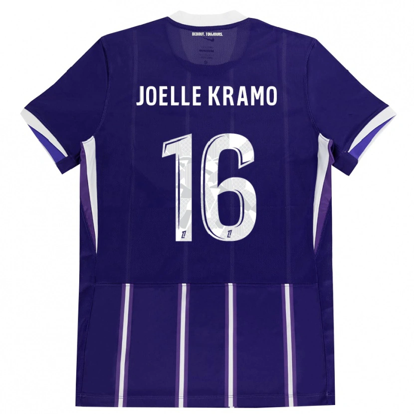 Danxen Børn Marie Joelle Kramo #16 Lilla Hvid Hjemmebane Spillertrøjer 2026/27 Trøje T-Shirt