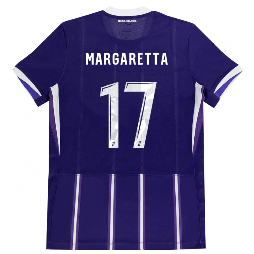 Danxen Børn Jessica Margaretta #17 Lilla Hvid Hjemmebane Spillertrøjer 2026/27 Trøje T-Shirt